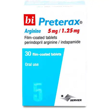 bi PRETERAX ARGININE 5MG/1.25MG 30'S
